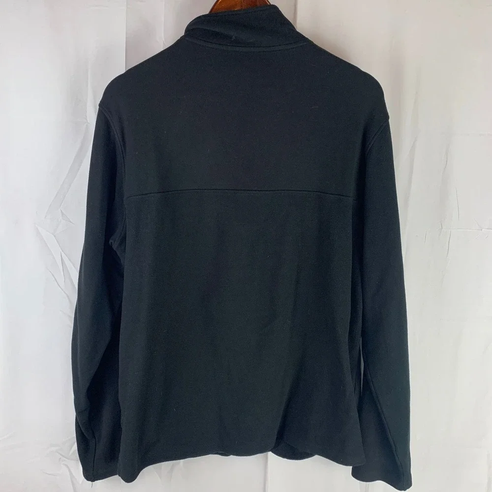 Willit Quarter-Zip Fleece Pullover Mens‎ Size Medium Black Athletic Mock Neck